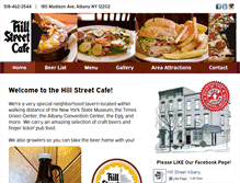 Tablet Screenshot of hill-street-cafe.com